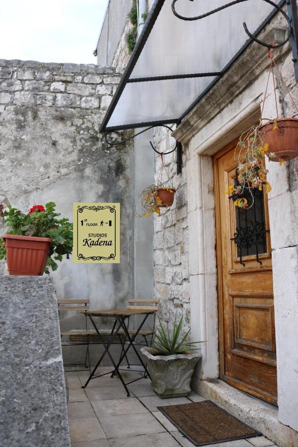 Studios Kadena Trogir - 18Th Century Stone House Kültér fotó